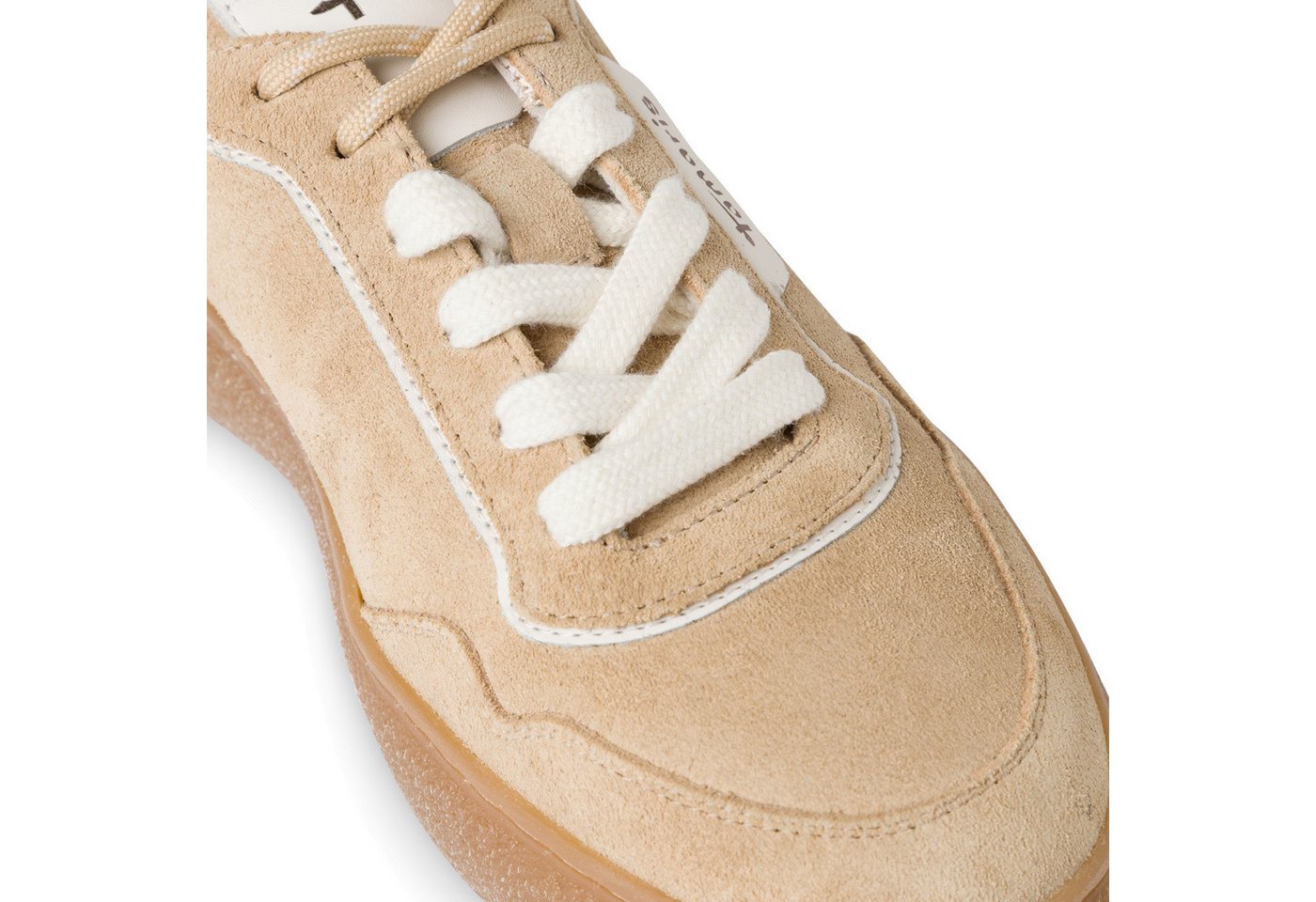 Tamaris Plateausneaker, Freizeitschuh, Halbschuh, Schnürschuh mit Kontrastbesatz – Bild 3 von 5
