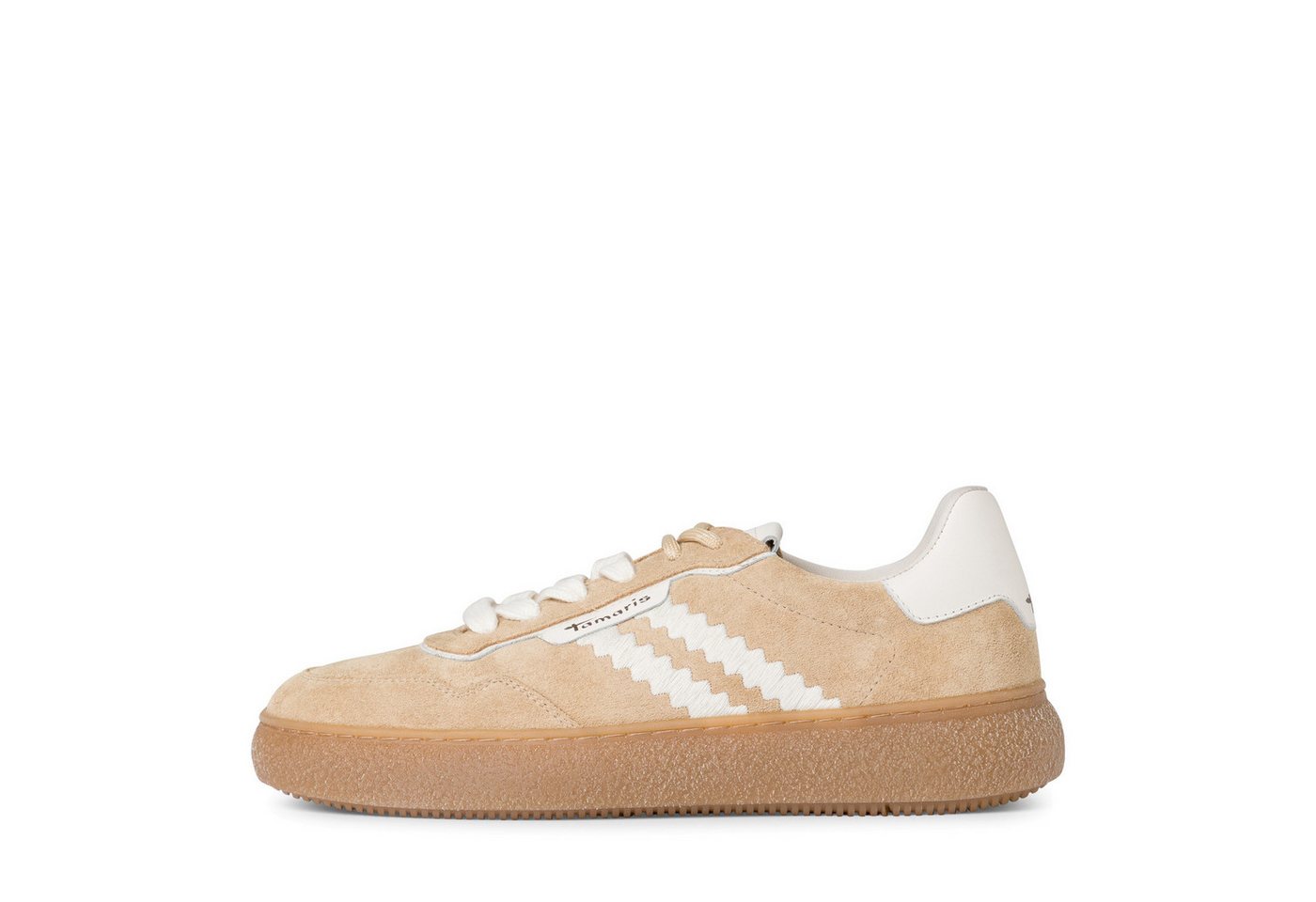Tamaris Plateausneaker, Freizeitschuh, Halbschuh, Schnürschuh mit Kontrastbesatz – Bild 5 von 5