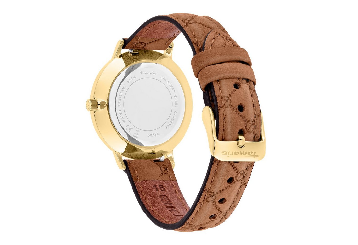 Tamaris Quarzuhr The Basic Must-Have Echtleder – Bild 3 von 5