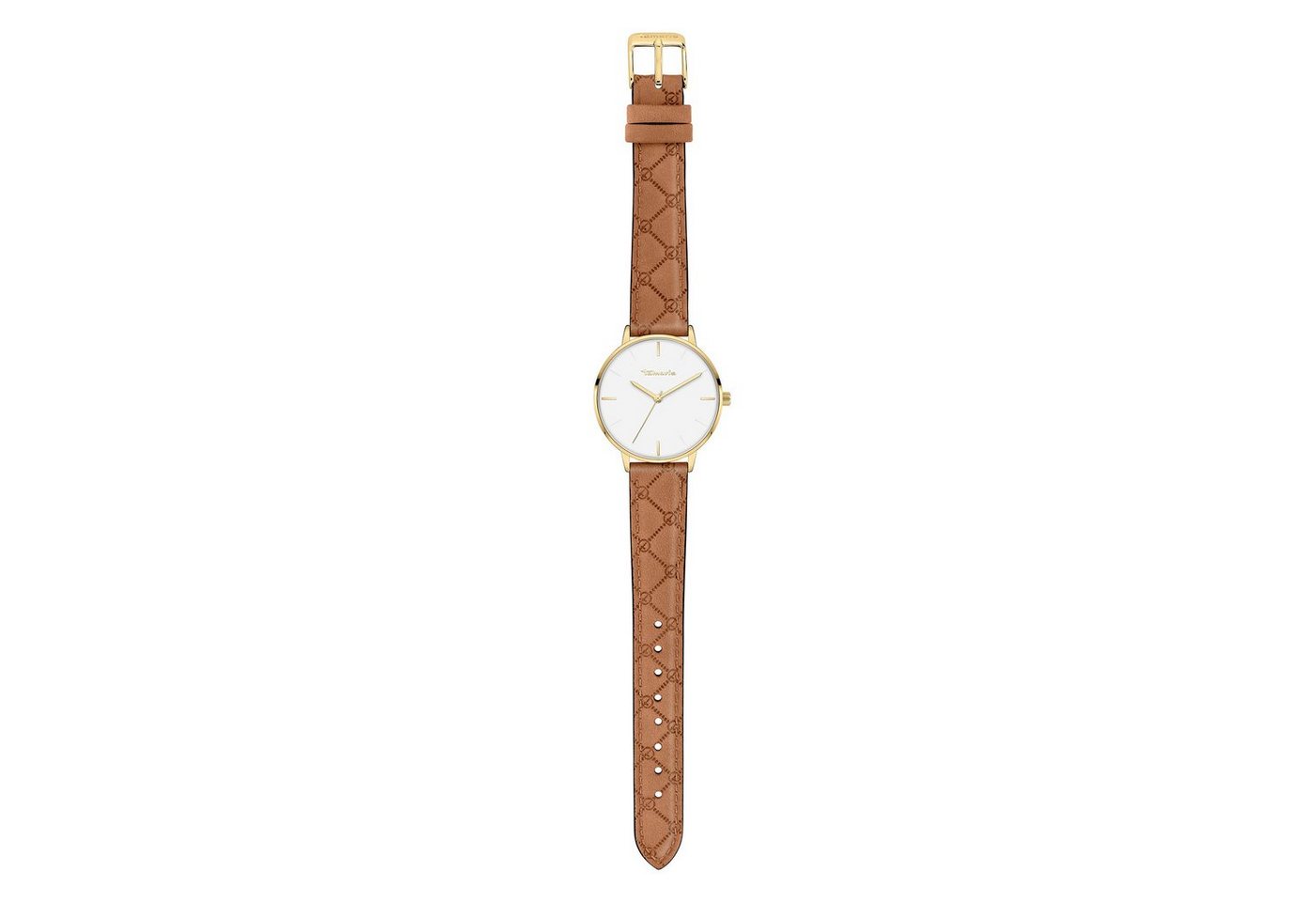 Tamaris Quarzuhr The Basic Must-Have Echtleder – Bild 4 von 5