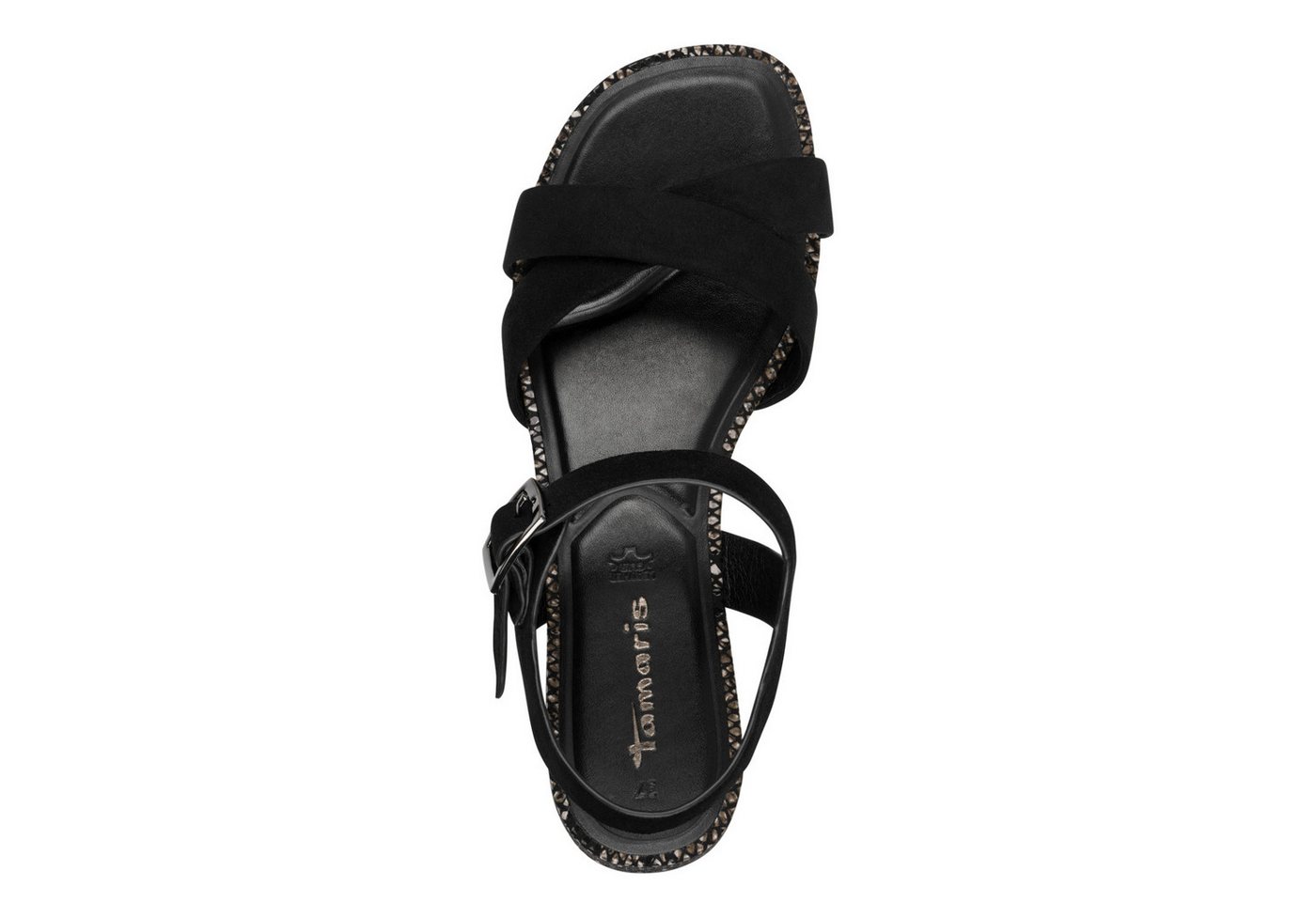 Tamaris Sandalette Blockabsatz, Sommerschuh, Riemchensandale mit Kreuzbandage – Bild 5 von 5