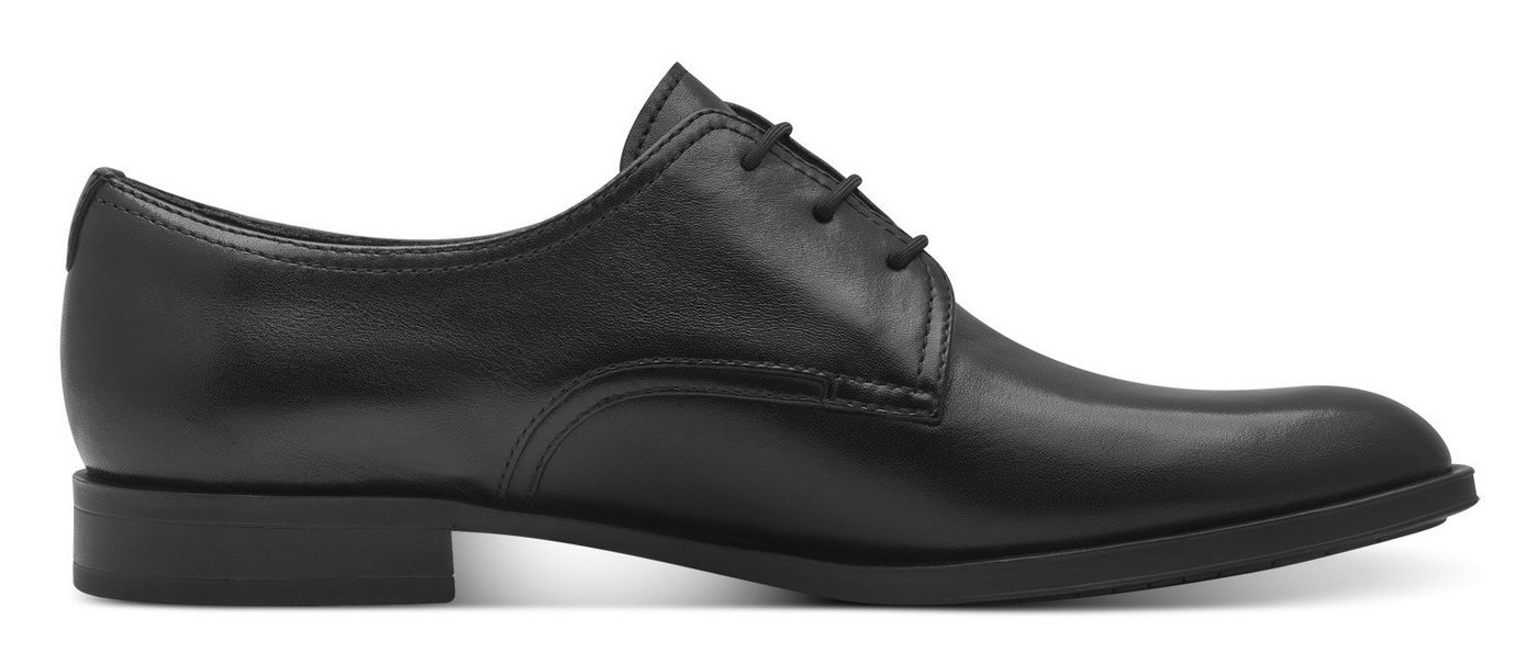 Tamaris Schnürschuh, Blockabsatz, Halbschuh, Businessschuh mit Ziernähten – Bild 4 von 5