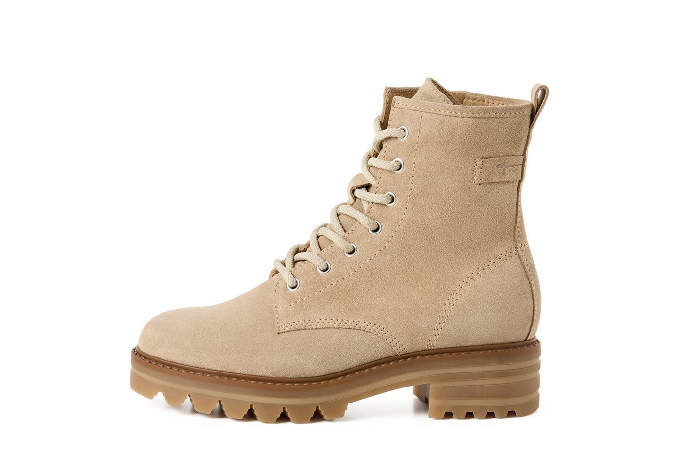 Tamaris Schnürstiefelette Blockabsatz, Schnürboots mit zusätzlichem Innenreißverschluss – Bild 5 von 5