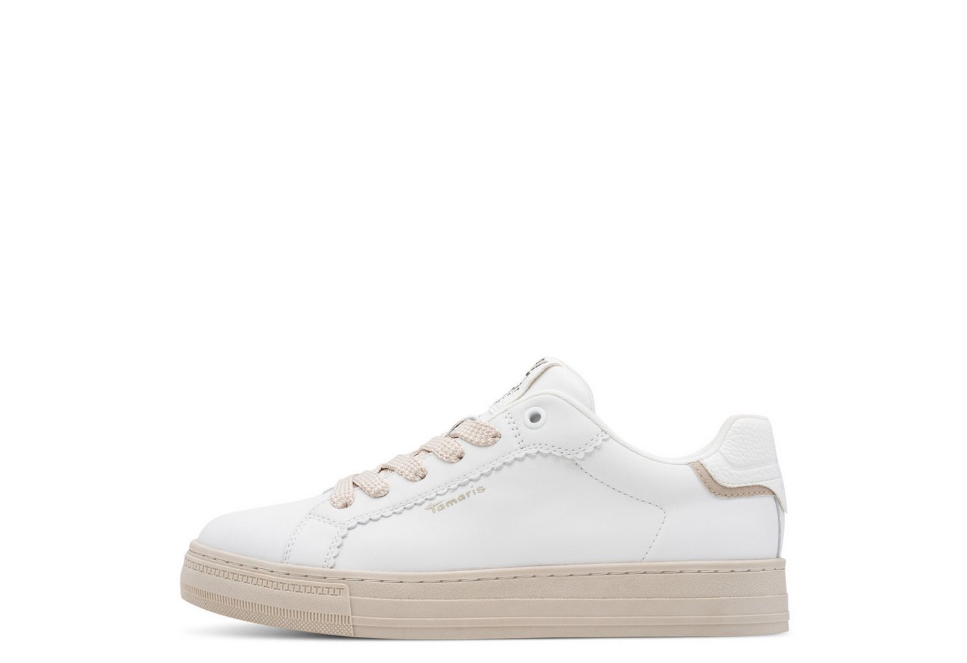 Tamaris Slip-On Sneaker Freizeitschuh, Halbschuh mit Wellenkante und Logoschriftzug – Bild 5 von 5