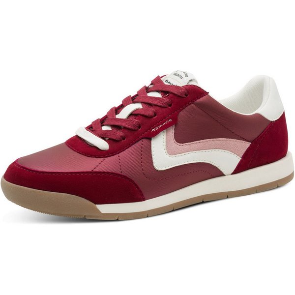 Tamaris Sneaker, Freizeitschuh, Halbschuh, Schnürschuh, weich gepolsterter Schaftrand