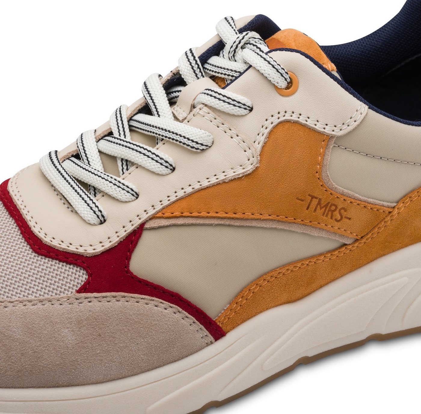 Tamaris Sneaker Freizeitschuh, Schnürschuh mit modischen Kontrastbesätzen, für Herren – Bild 3 von 5