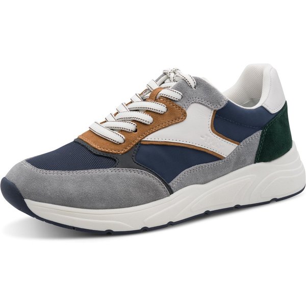 Tamaris Sneaker Freizeitschuh, Schnürschuh mit modischen Kontrastbesätzen, für Herren