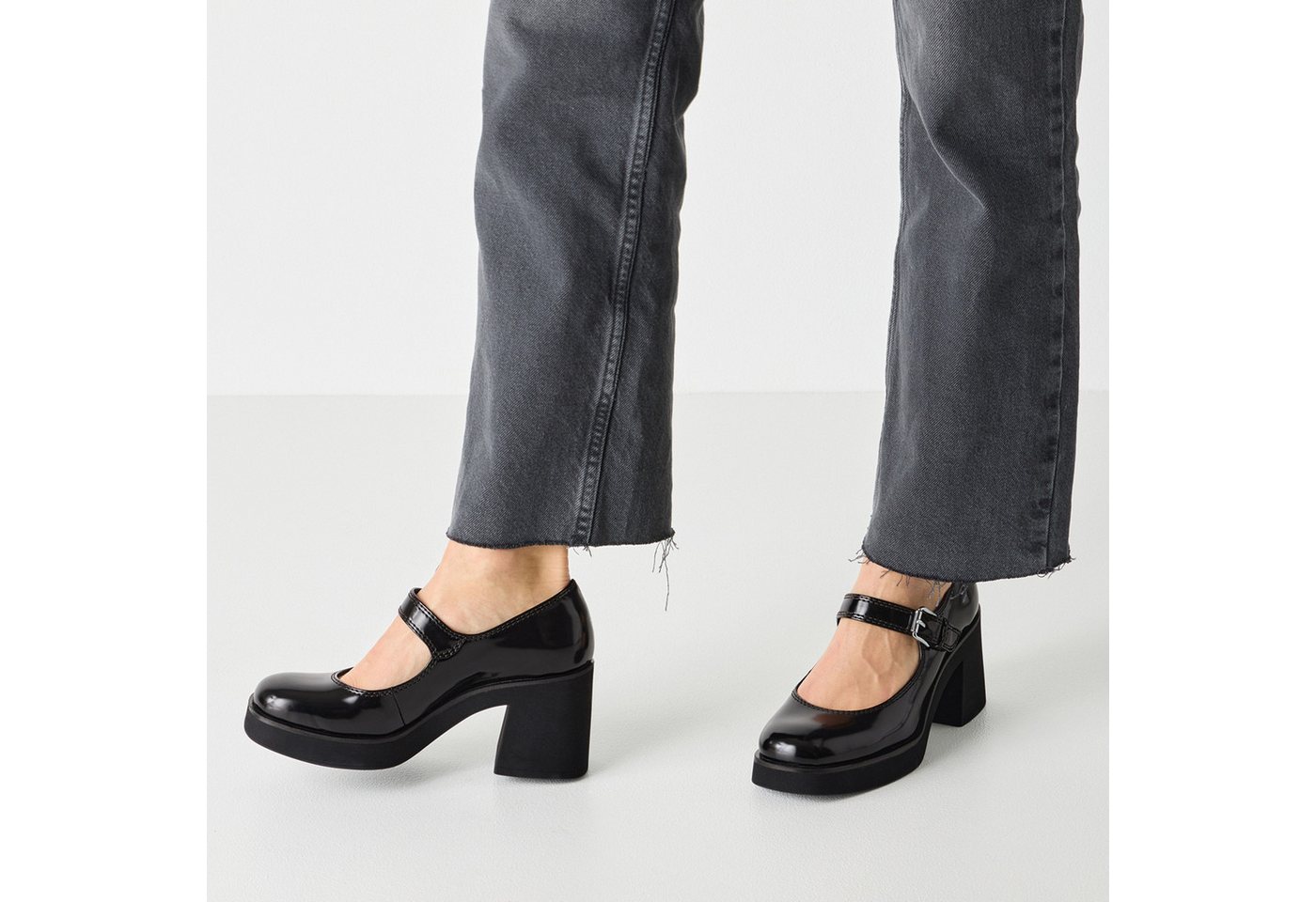 Tamaris Spangenpumps Blockabsatz, eleganter Spangenpumps, Schuh in veganer Verarbeitung – Bild 2 von 5