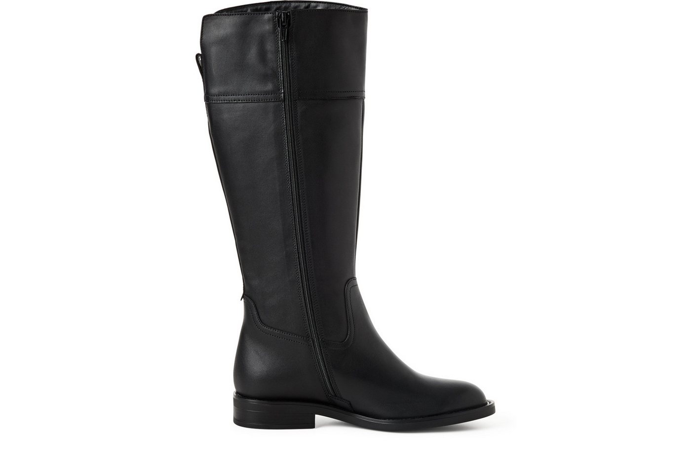 Tamaris Stiefel Blockabsatz, Langschaftstiefel mit T-Logoprägung an der Ferse – Bild 4 von 5
