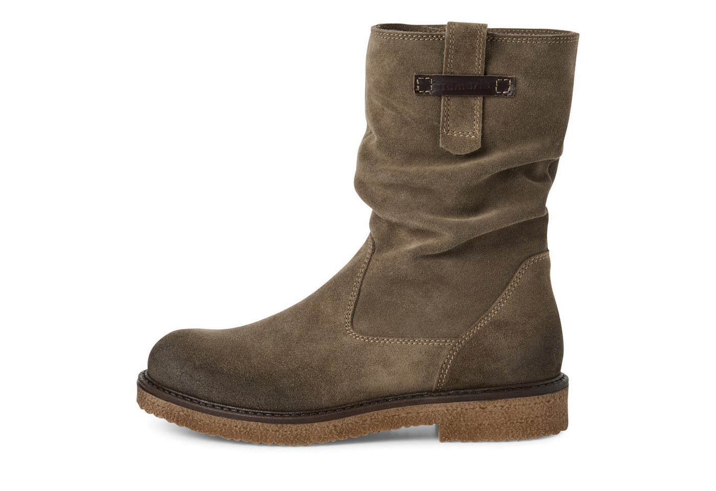 Tamaris Stiefelette, Blockabsatz, Kurzstiefel mit praktischem Innenreißverschluss – Bild 5 von 5