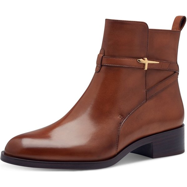 Tamaris Stiefelette Businessschuh, Ankleboots mit T-Logoverzierung