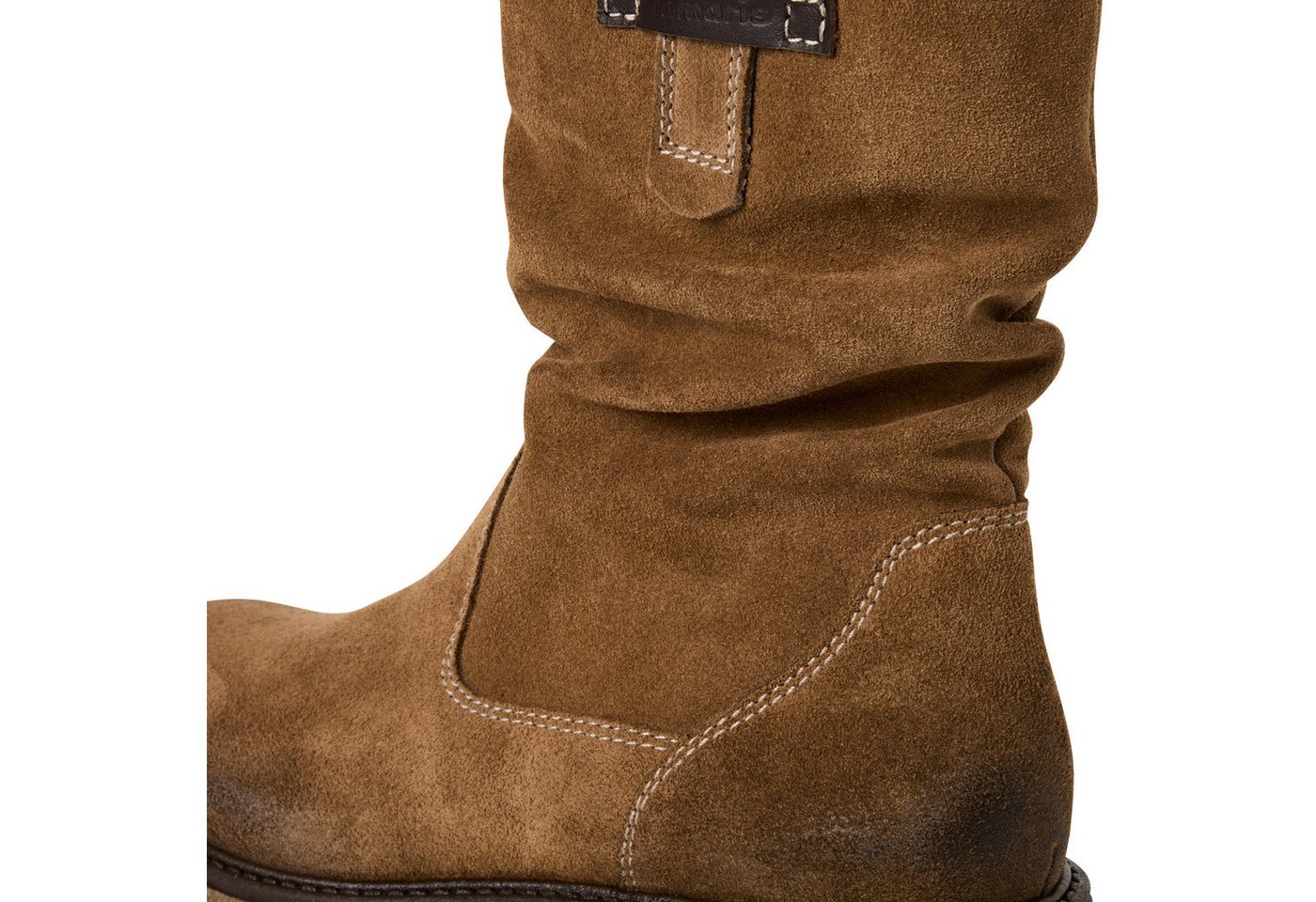 Tamaris Stiefelette, Blockabsatz, Kurzstiefel mit praktischem Innenreißverschluss – Bild 2 von 5