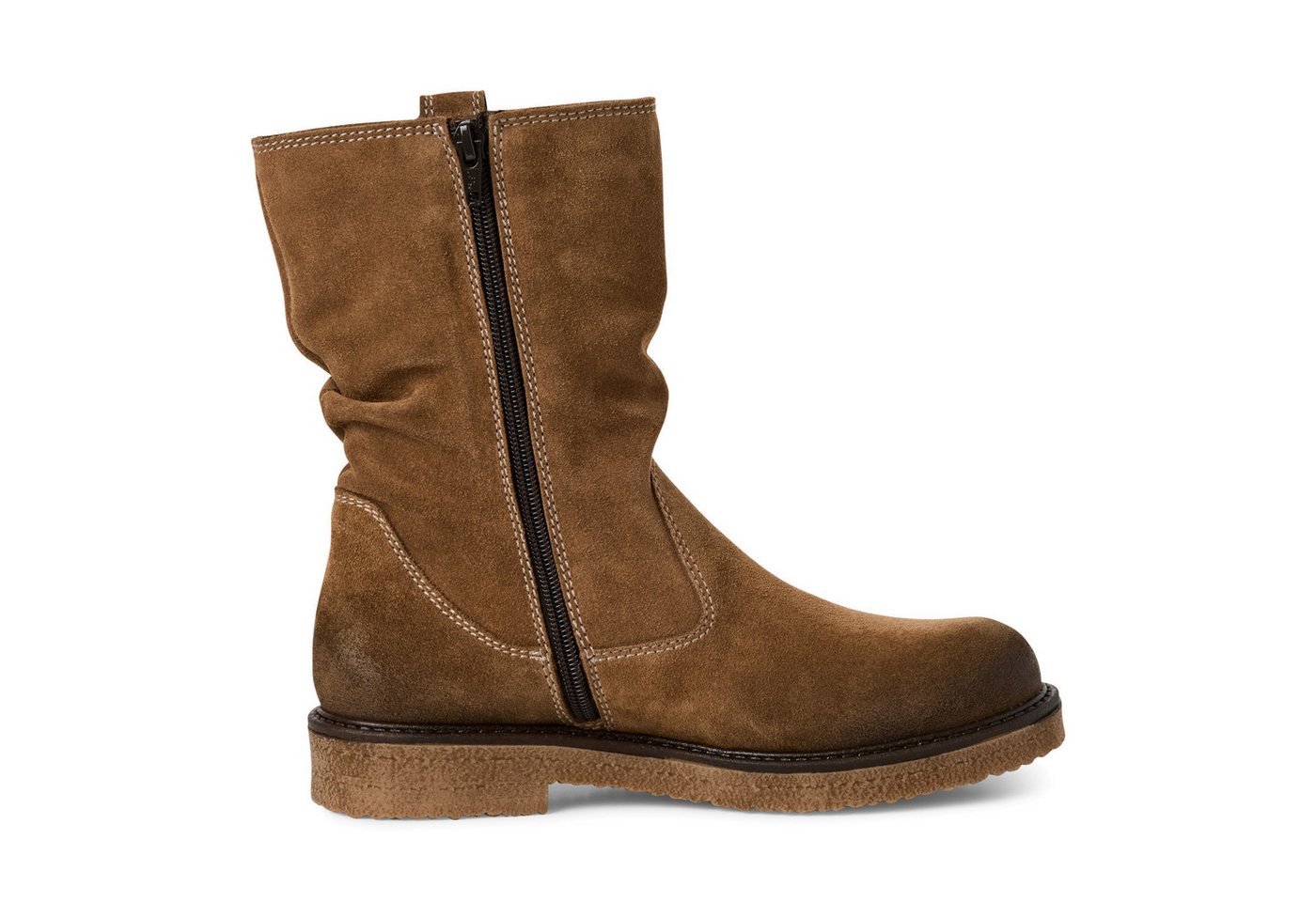 Tamaris Stiefelette, Blockabsatz, Kurzstiefel mit praktischem Innenreißverschluss – Bild 3 von 5