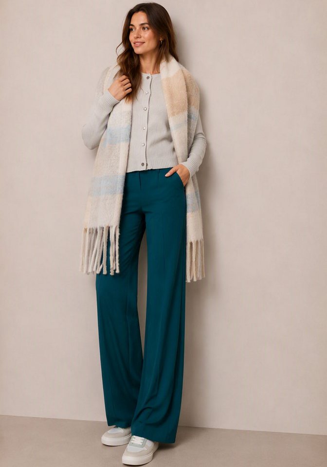 Tamaris Strickjacke in lässiger Blouson-Form mit Bündchen aus weicher Viskosemischung – Bild 4 von 5