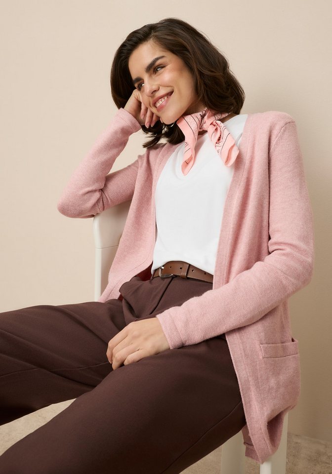 Tamaris Strickjacke mit Taschen, aus weicher Viskosemischung perfekt für laue Sommerabende – Bild 5 von 5