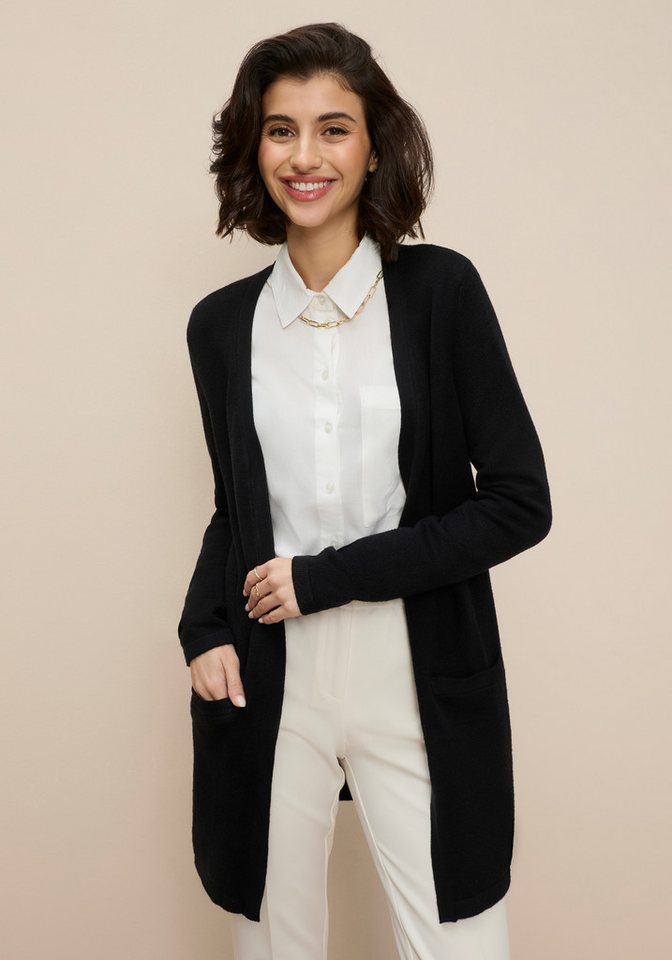 Tamaris Strickjacke mit Taschen, aus weicher Viskosemischung perfekt für laue Sommerabende – Bild 2 von 5