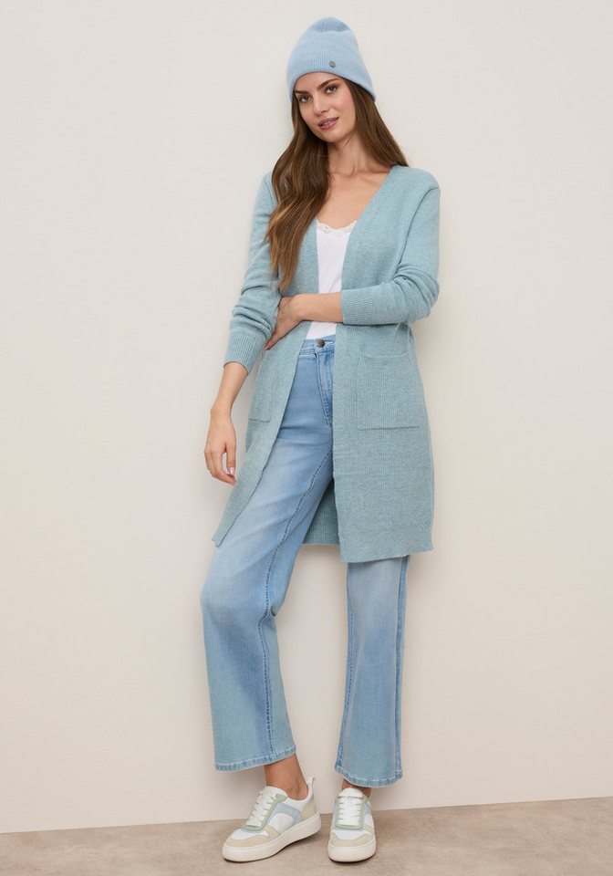 Tamaris Strickjacke mit Taschen, lässig geschnitten aus weicher Viskosemischung – Bild 4 von 5