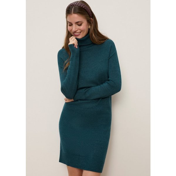 Tamaris Strickkleid mit Rollkragen, aus Viskosemischung in moderner Mini-Länge