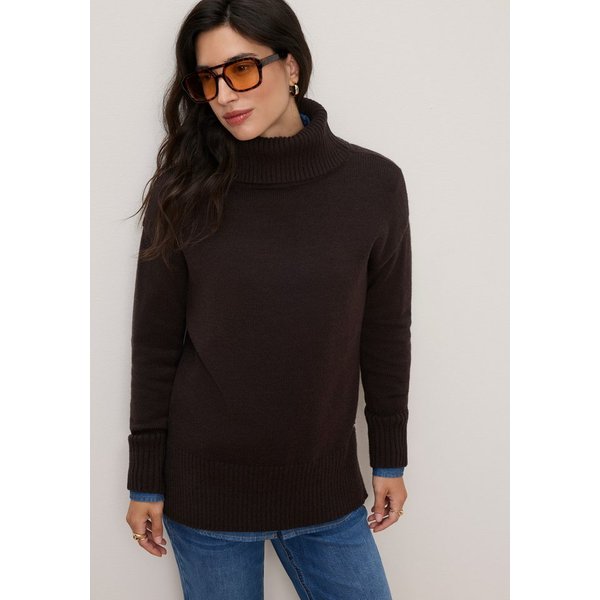 Tamaris Strickpullover aus weicher Viskosemischung in lässiger Form mit seitlichen Schlitzen