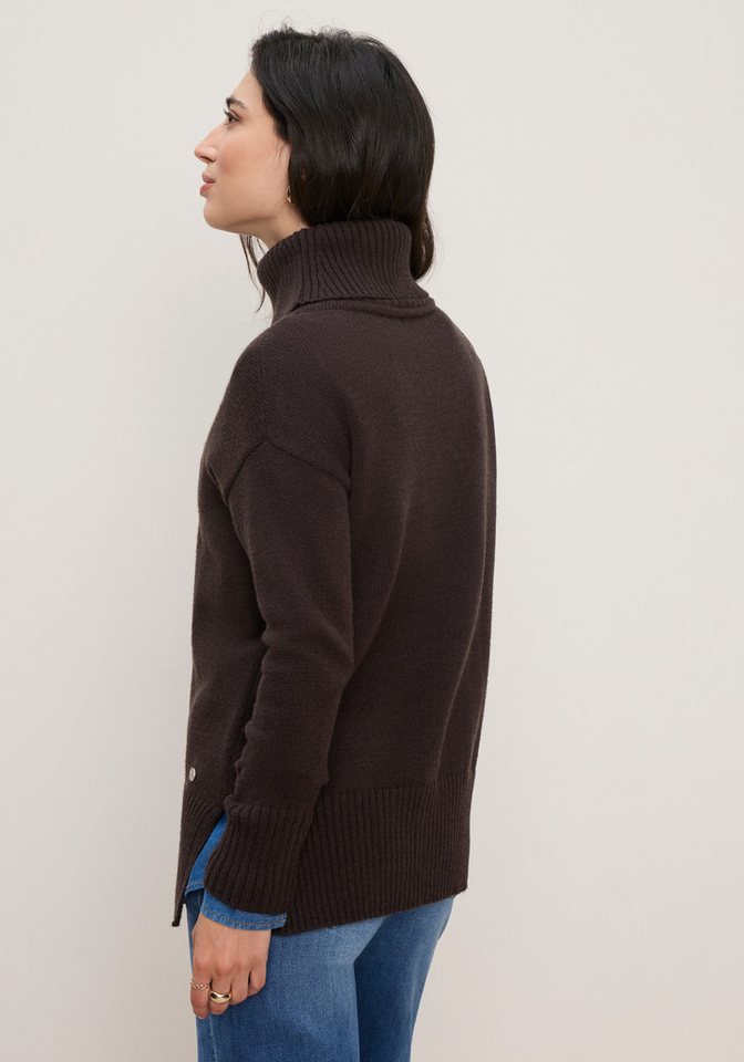 Tamaris Strickpullover aus weicher Viskosemischung in lässiger Form mit seitlichen Schlitzen – Bild 2 von 5