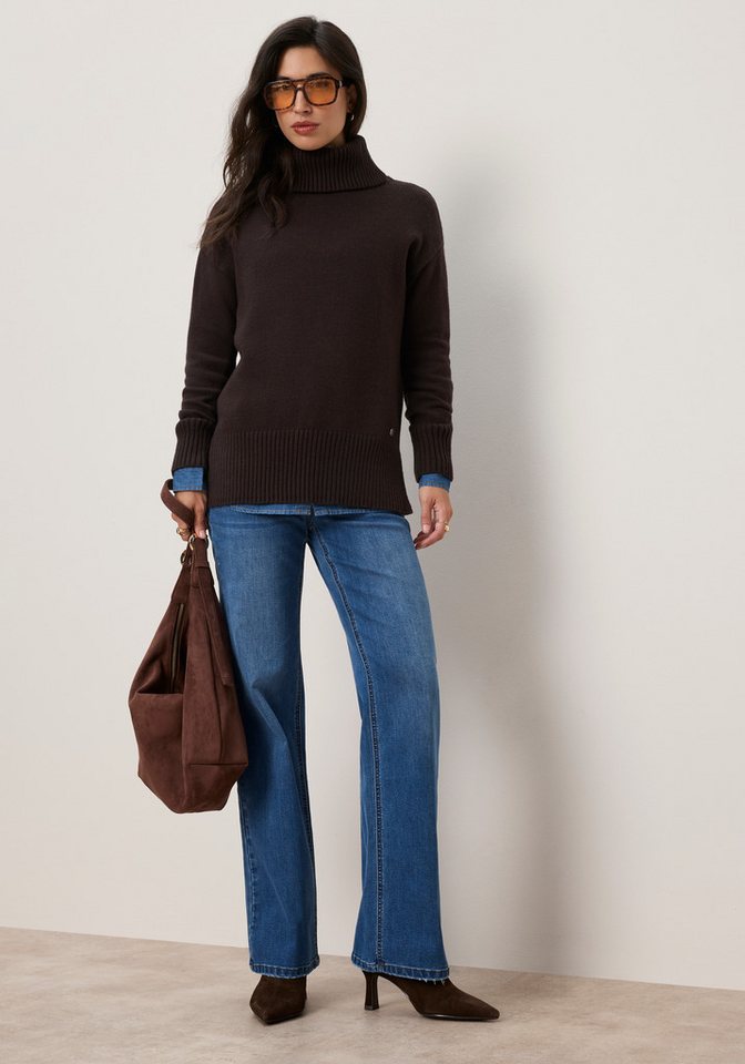 Tamaris Strickpullover aus weicher Viskosemischung in lässiger Form mit seitlichen Schlitzen – Bild 4 von 5