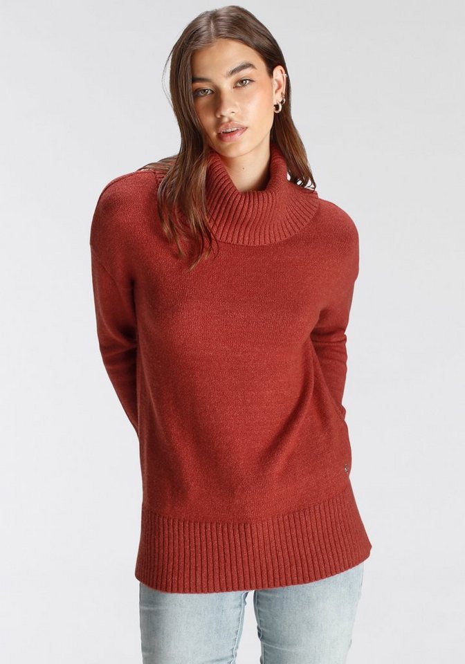 Tamaris Strickpullover aus weicher Viskosemischung in lässiger Form mit seitlichen Schlitzen – Bild 2 von 5