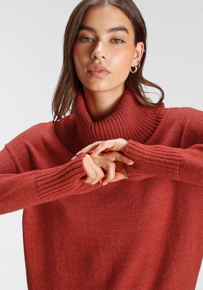 Tamaris Strickpullover aus weicher Viskosemischung in lässiger Form mit seitlichen Schlitzen – Bild 4 von 5