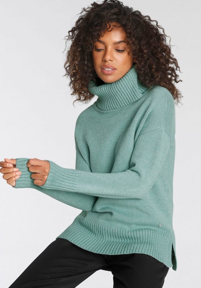 Tamaris Strickpullover aus weicher Viskosemischung in lässiger Form mit seitlichen Schlitzen – Bild 2 von 5