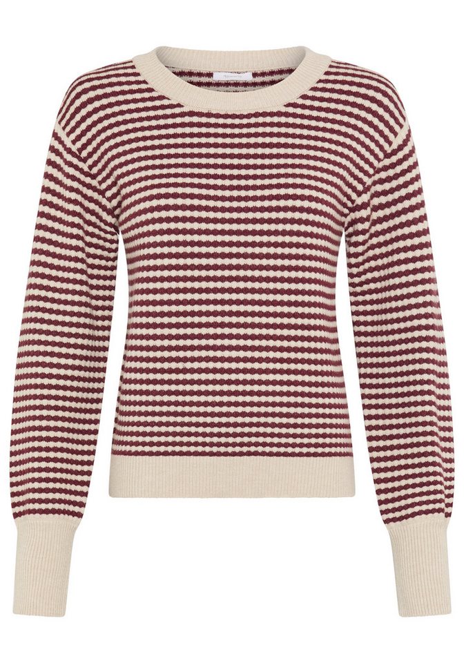 Tamaris Strickpullover mit gestreifter Optik aus modischem Strukturstrick – Bild 5 von 5