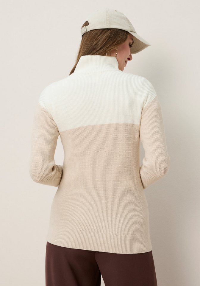 Tamaris Strickpullover mit Troyerkragen in figurumspielender Passform aus weicher Viskosemischung – Bild 2 von 5