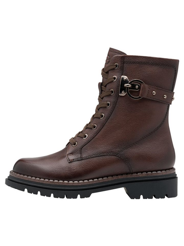 Tamaris TOUCH-IT, Removable Sock aus Leder kein Absatz Schnürstiefelette TOUCH-IT – Bild 4 von 5