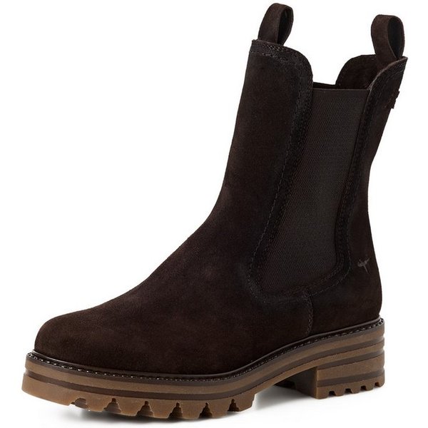 Tamaris TOUCH-IT aus Leder Blockabsatz 1-25411-47 Chelseaboots TOUCH-IT