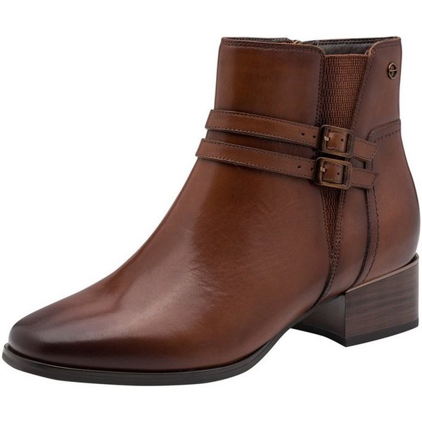 Tamaris WIDE FIT Removable Sock, comfortFit aus Leder Stiefelette Removable Sock