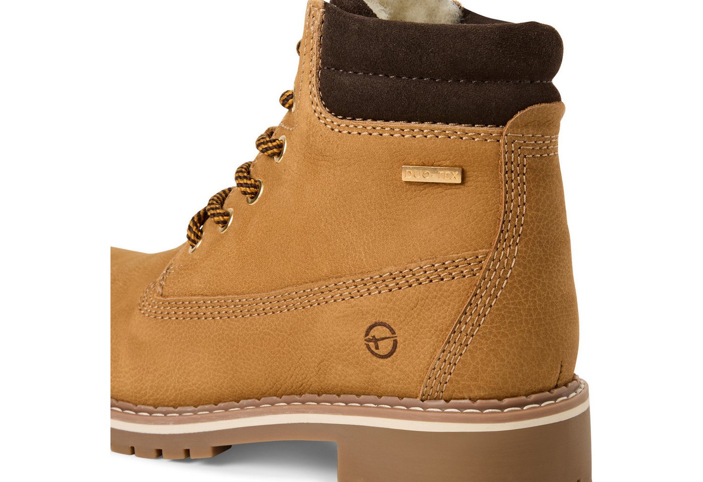 Tamaris Winterboots, Blockabsatz, Schnürstiefelette mit DUO-TEX Ausstattung – Bild 5 von 5