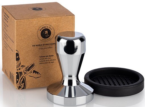 Buddy's Tamper Buddy´s Bar - Barista Edition, Premium, Kaffee Verdichter Kaffeemehlpresser, Espresso Stempel – Bild 2 von 2
