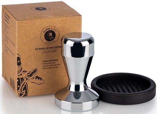 Buddy's Tamper Buddy´s Bar - Barista Edition, Premium, Kaffee Verdichter Kaffeemehlpresser, Espresso Stempel – Bild 2 von 2