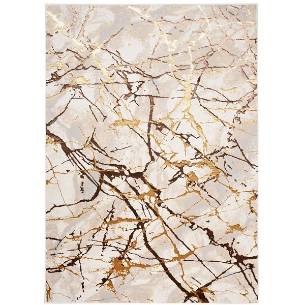 Tapiso Designteppich GOLDEN, rechteckig, Höhe: 8 mm, Wohnzimmer, Schlafzimmer, modern Design