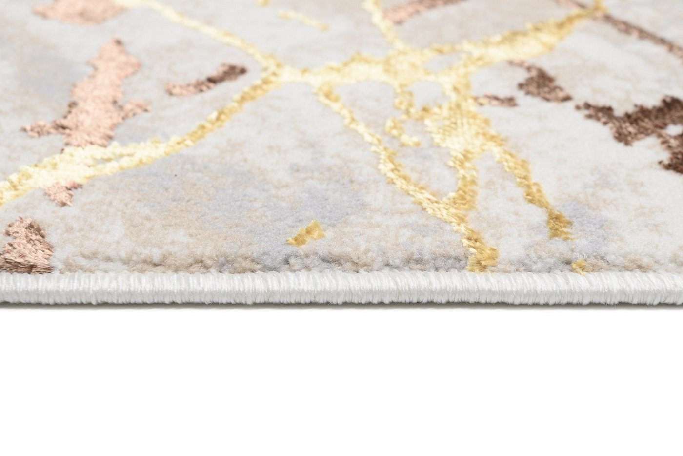 Tapiso Designteppich GOLDEN, rechteckig, Höhe: 8 mm, Wohnzimmer, Schlafzimmer, modern Design – Bild 5 von 5
