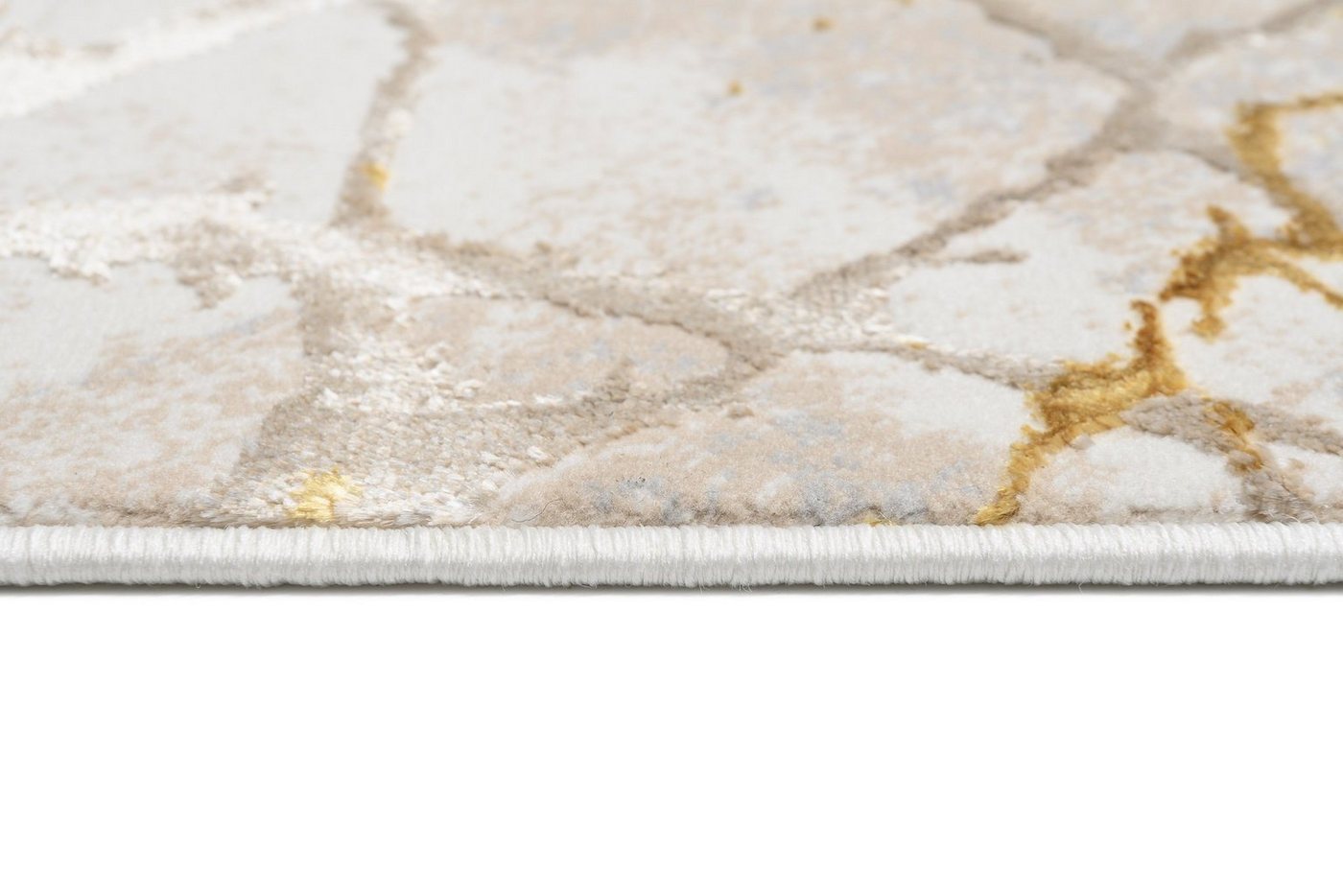 Tapiso Designteppich GOLDEN, rechteckig, Höhe: 8 mm, Wohnzimmer, Schlafzimmer, modern Design – Bild 5 von 5