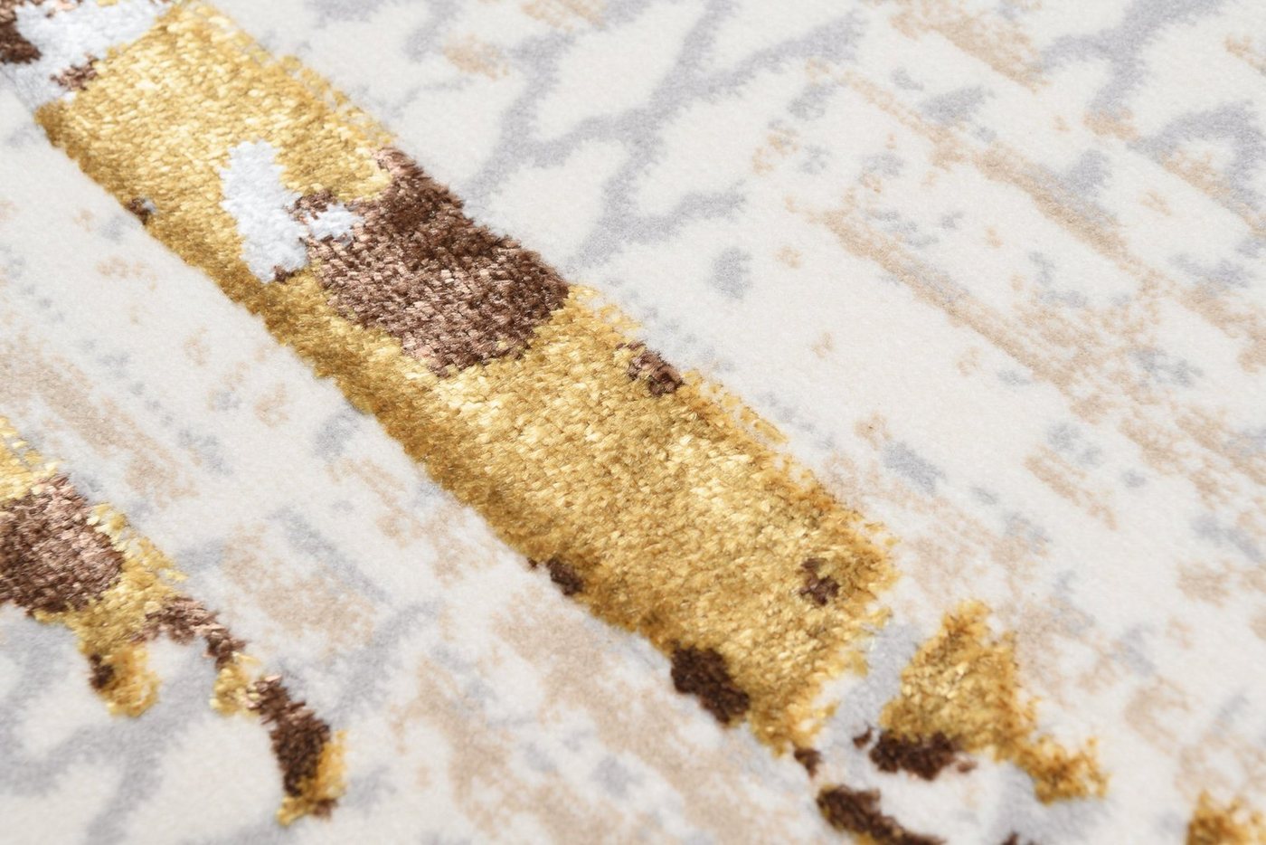 Tapiso Designteppich GOLDEN, rechteckig, Höhe: 8 mm, Wohnzimmer, Schlafzimmer, modern Design – Bild 3 von 5