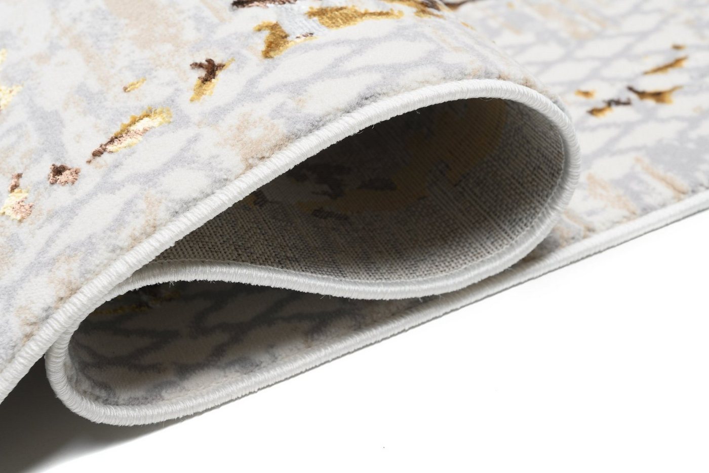 Tapiso Designteppich GOLDEN, rechteckig, Höhe: 8 mm, Wohnzimmer, Schlafzimmer, modern Design – Bild 4 von 5