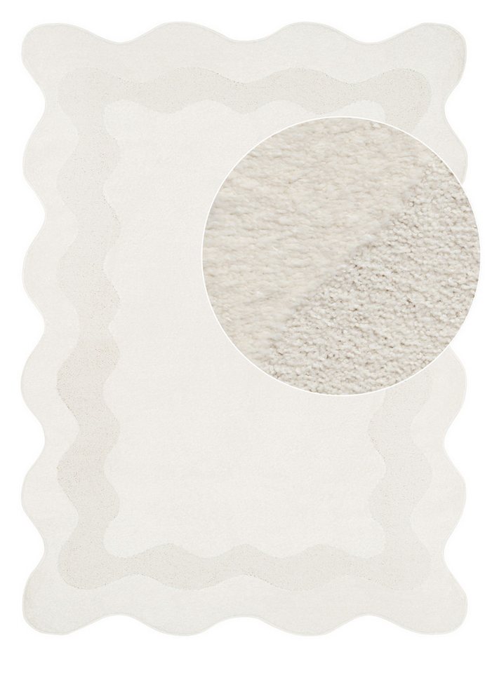 Tapiso Designteppich TERRA, Höhe: 11 mm, Pflegeleichter Kurzflorteppich mit moderner Struktur – Bild 2 von 5