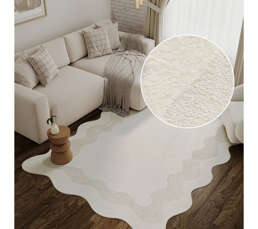 Tapiso Designteppich TERRA, Höhe: 11 mm, Pflegeleichter Kurzflorteppich mit moderner Struktur – Bild 3 von 5