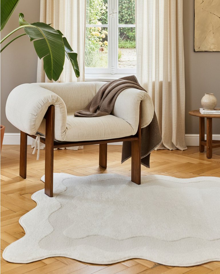 Tapiso Designteppich TERRA, Höhe: 11 mm, Pflegeleichter Kurzflorteppich mit moderner Struktur – Bild 4 von 5