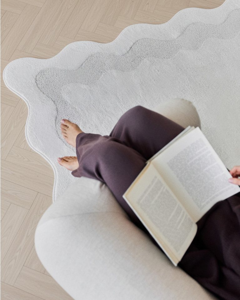 Tapiso Designteppich TERRA, Höhe: 11 mm, Pflegeleichter Kurzflorteppich mit moderner Struktur – Bild 5 von 5