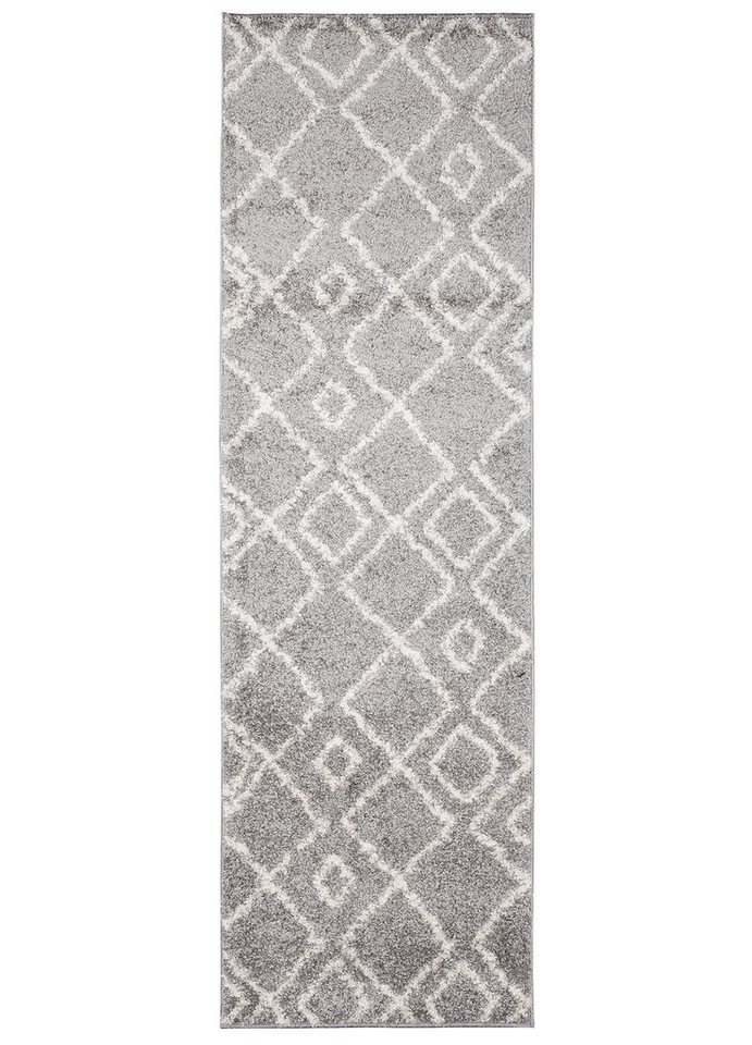 Tapiso Hochflor-Läufer DELHI, rechteckig, Höhe: 30 mm, Langflor Shaggy Modern Design Flauschig Wohnzimmer Schlafzimmer – Bild 2 von 5