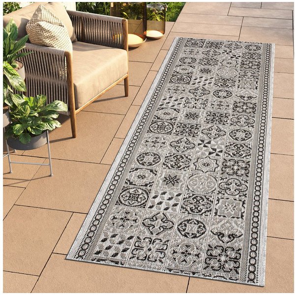 Tapiso Küchenläufer MELISSA, rechteckig, Höhe: 6 mm, Indoor & Outdoor, UV-beständig, wetterfest, modern
