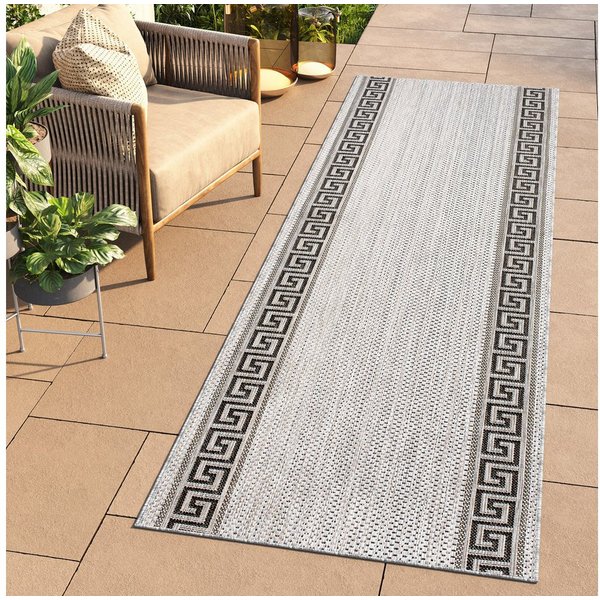 Tapiso Küchenläufer MELISSA, rechteckig, Höhe: 6 mm, Indoor & Outdoor, UV-beständig, wetterfest, modern