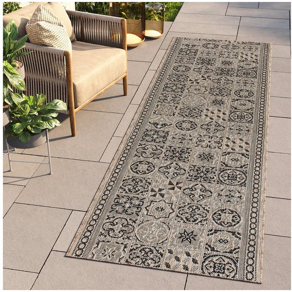 Tapiso Küchenläufer MELISSA, rechteckig, Höhe: 6 mm, Indoor & Outdoor, UV-beständig, wetterfest, modern
