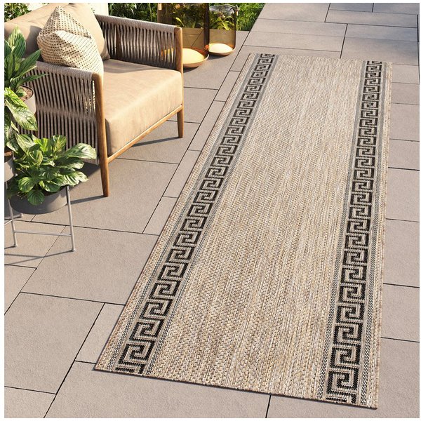 Tapiso Küchenläufer MELISSA, rechteckig, Höhe: 6 mm, Indoor & Outdoor, UV-beständig, wetterfest, modern